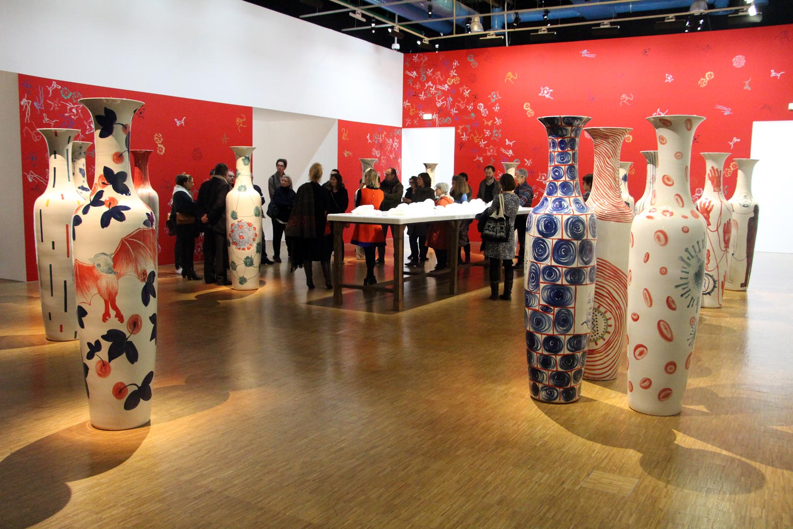 Visite pour les Pasteuriens de l’exposition « Vaincre le virus ! » au Centre Georges Pompidou